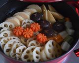 ストウブでお煮しめ作り方1写真