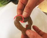 こんにゃく 煮しめ 煮物 飾り 簡単作り方2写真