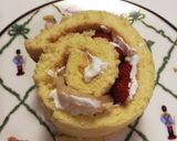簡単ロールケーキでデコレーションケーキ♡作り方9写真