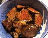 牛肩ロースの醤ダレ丼作り方6写真