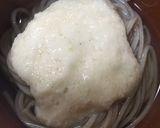ひき肉と小松菜のトロロ蕎麦作り方19写真