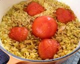 ツナとトマトのカレー炊き込みごはん作り方6写真