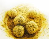 低糖質なお茶菓子☆きびだんご風作り方4写真
