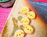 簡単可愛い♪うずら卵deおさるさん♪作り方2写真