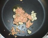 簡単パスタランチ♪クリームパスタ♪ツナ茸作り方4写真