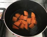 ☆簡単☆もち粉から作るぜんざい作り方1写真