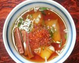 鮭とイクラの親子雑煮作り方6写真
