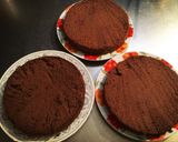 チョコスポンジのデコレーションケーキ作り方9写真