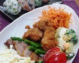 彩りのにんじん細切り天ぷら作り方4写真