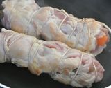鶏もも肉で八幡巻き おせち用作り方3写真