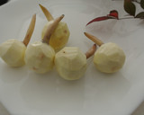 くわいの煮物 おせち用作り方1写真