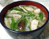 鶏ささみと水菜のわさび雑炊♪作り方6写真