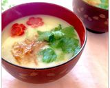 ✿夜食＆ランチ 京風お餅のせりあんかけ✿作り方8写真