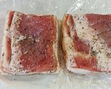 豚ばらブロック肉の簡単塩ロースト作り方1写真