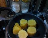 栗甘露煮瓶と炊飯器さつまいもで栗きんとん作り方3写真