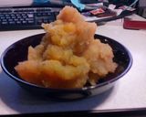 栗甘露煮瓶と炊飯器さつまいもで栗きんとん作り方8写真