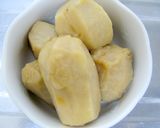 里芋の煮物deもっちりピザ風作り方1写真