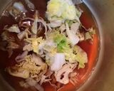 ★お雑煮リメイク★レタスの玉子スープ！作り方5写真