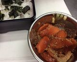 残ったお刺身で♪漬け寿し作り方5写真