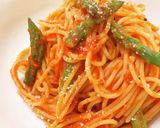アスパラガスのトマトソーススパゲッティー作り方7写真