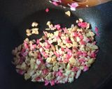 御節の余り 数の子でリメイク焼飯作り方2写真