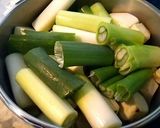 冷凍保存に便利♡牛すじと里芋と長葱の煮物作り方4写真