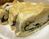 ★簡単★三つ葉厚焼き玉子♫作り方5写真