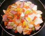 新年☆カラフル野菜炒め♪作り方2写真
