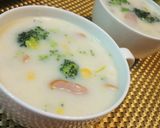 じゃが芋とウインナーのクリームスープ♪作り方4写真