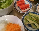 野菜たっぷり♡簡単～生春巻き～作り方1写真