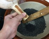 お節に♡酢ごぼう（右下の黒い物）作り方4写真