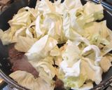 キャベツと挽肉の甘辛炒め作り方4写真