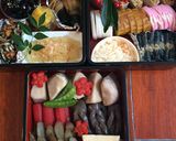 お節に♡酢ごぼう（右下の黒い物）作り方9写真