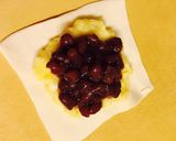 材料4つ☆簡単！あんこパイ作り方2写真