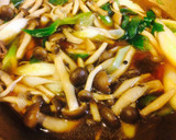 玄米に合う♪牛肉と茸と長ネギのしぐれ煮風作り方5写真