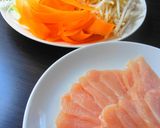 鶏胸肉とたっぷり野菜のしゃぶしゃぶ~♥作り方7写真