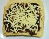 あんこにごまとチーズのトースト作り方2写真