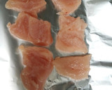 お弁当に！鶏ささみの味噌マヨ焼き♪作り方1写真