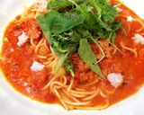 クリーミ〜★蟹のトマトクリームパスタ作り方3写真
