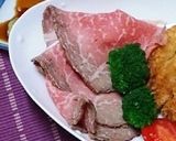 しっとり柔らかローゼ色のローストビーフ作り方5写真
