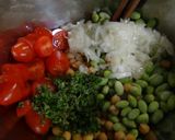 ひよこ豆のサラダ（マリネ）～エスニック　作り方3写真
