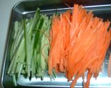 とってもヘルシー♪野菜たっぷり春巻き作り方1写真