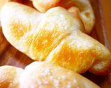 2つの味を丸く作って簡単！ミニ☆塩パン作り方22写真