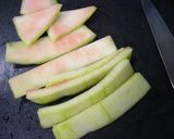 牛肉と野菜たっぷり★スイカの皮入りスープ作り方2写真