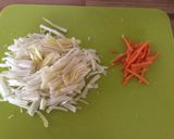 ❤️白菜キンピラ作り方1写真