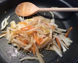 ❤️白菜キンピラ作り方4写真