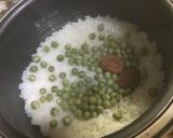 ホクホクっとしたうすい豆の梅ご飯作り方4写真