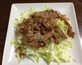 とろ〜り玉子の豚ぺい焼き風サラダ作り方2写真