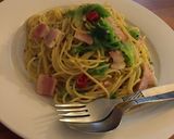 ベーコンとレタスのペペロンチーノ作り方12写真