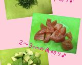 ☆柔らかビーフとアボカドのサラダご飯☆作り方1写真